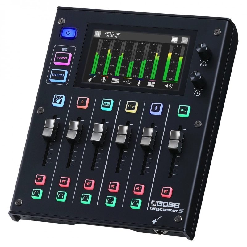 Boss Gigcaster 5 Hub Audio per lo Streaming con Mixer 5 Canali