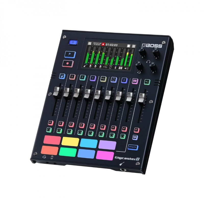 Boss Gigcaster 8 Hub per lo Streaming con Mixer 8 Canali