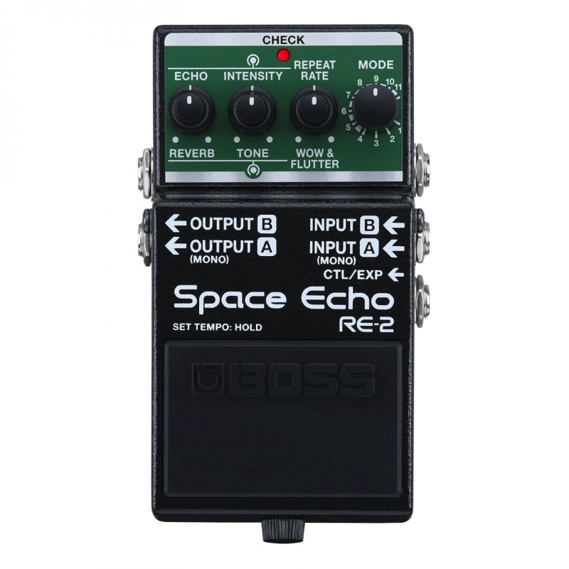 Boss RE2 Space Echo Effetto Delay Riververo a Pedale per Chitarra