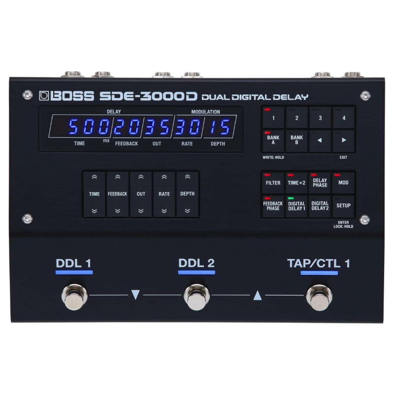 Boss SDE3000D Dual Digital Delay Effetto Delay Digitale a Pedale per Chitarra