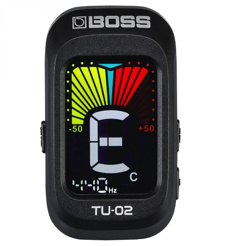 Boss TU02 Accordatore Cromatico a Pinza per Chitarra