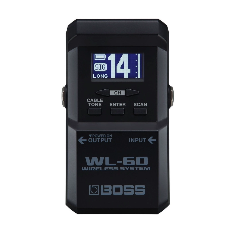 Boss WL60 Sistema Wireless con Trasmettitore e Ricevitore per Chitarra e Basso