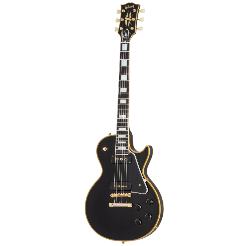 Gibson Custom 1954 Les Paul Custom Staple Pickup Reissue VOS Ebony LPB54VOEBGH1