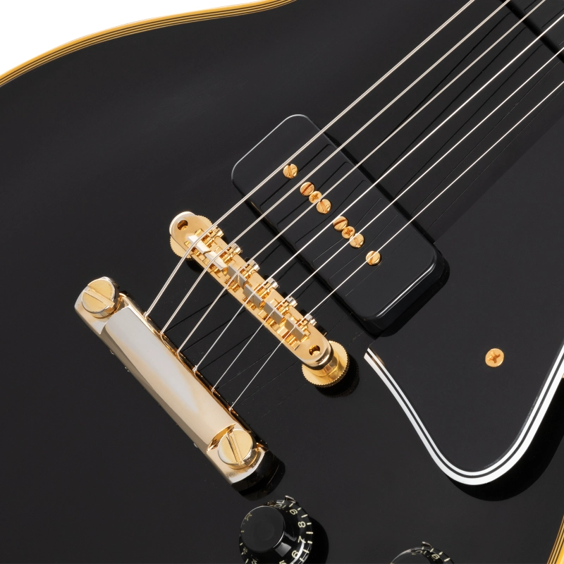 Gibson Custom 1954 Les Paul Custom Staple Pickup Reissue VOS Ebony LPB54VOEBGH1