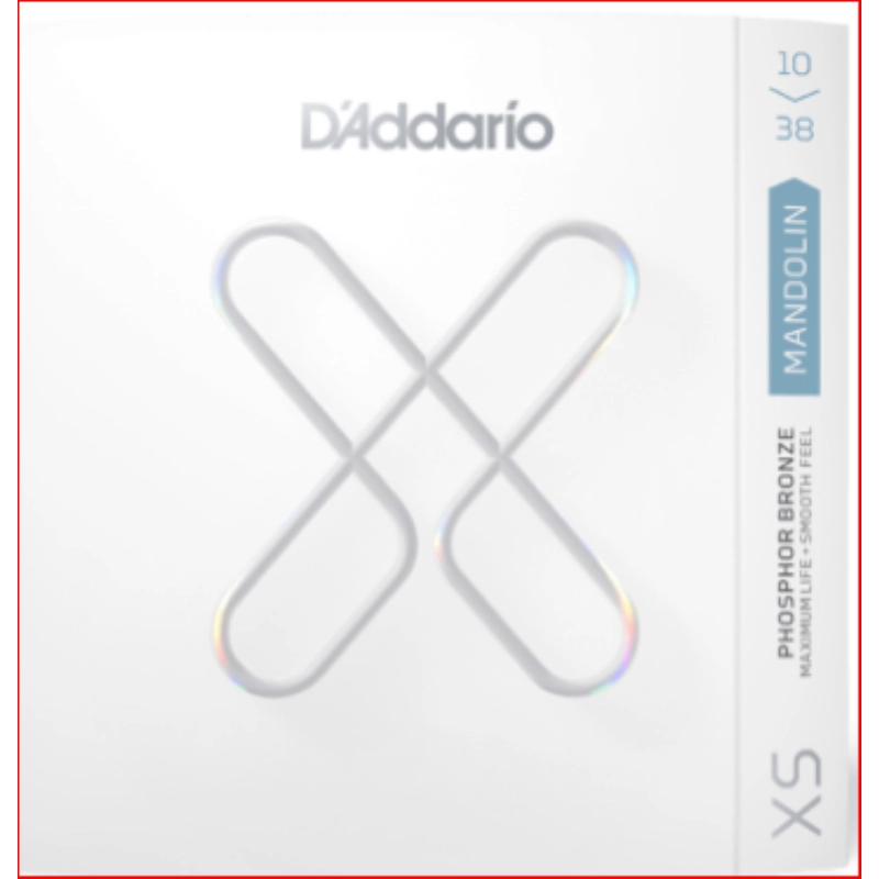 D'Addario XSM1038 Mandolin Phosphor Bronze, Light 10-38 Strings