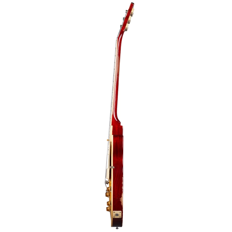 Gibson Custom 1959 Les Paul Standard Reissue Heavy Aged Golden Poppy Burst LPR59HAGPBNH1