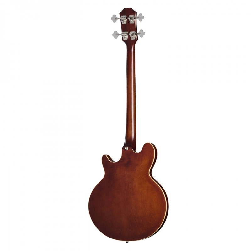 Epiphone Jack Casady Fretless Bass (Incl. Premium Gig Bag) Aged Royal Tan EOJCBARTNH1F