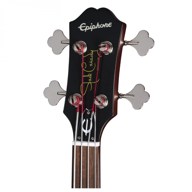Epiphone Jack Casady Fretless Bass (Incl. Premium Gig Bag) Aged Royal Tan EOJCBARTNH1F