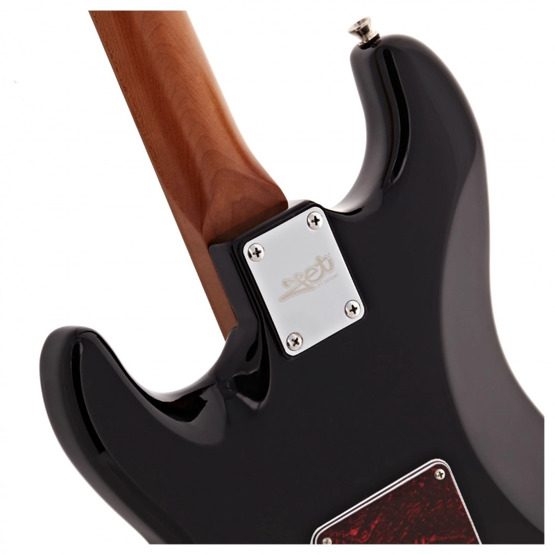 Jet Guitars JS300BK Black Roasted Maple Chitarra Elettrica Nera