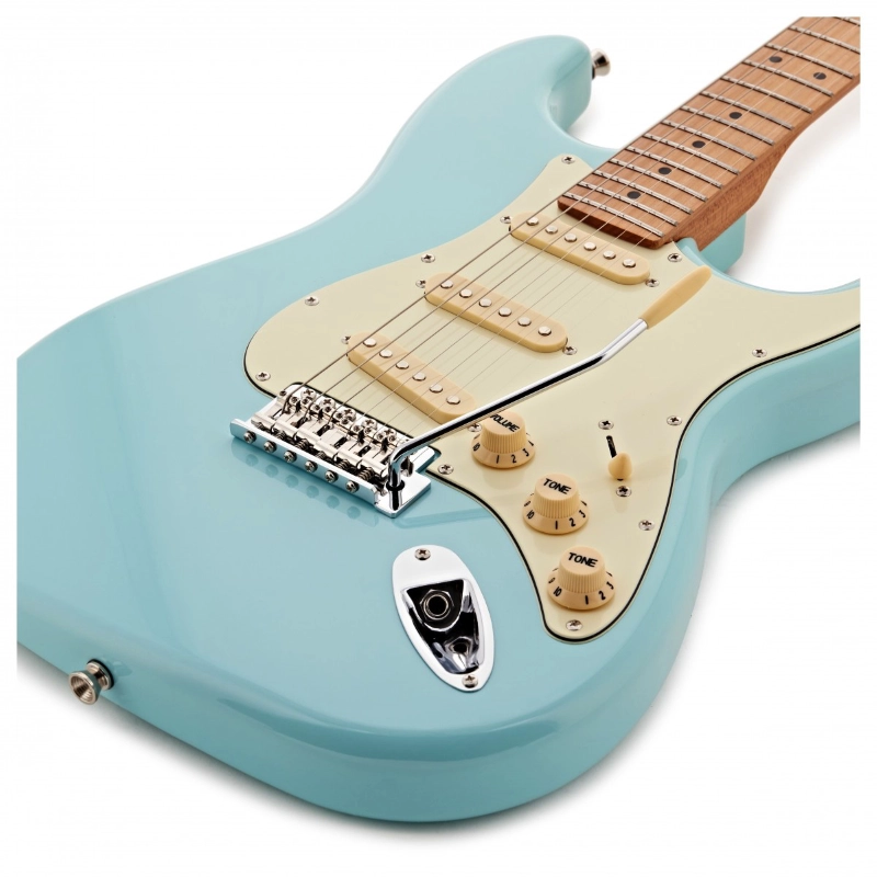 Jet Guitars JS300BL SSS Sonic Blue Roasted Maple Chitarra Elettrica Blu