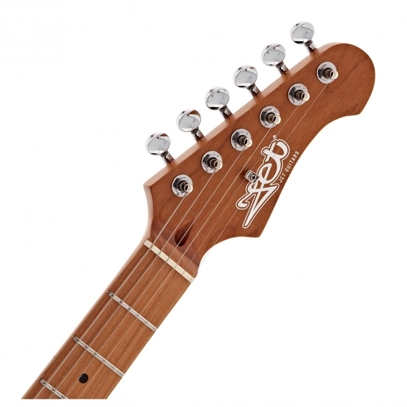 Jet Guitars JS300BL SSS Sonic Blue Roasted Maple Chitarra Elettrica Blu