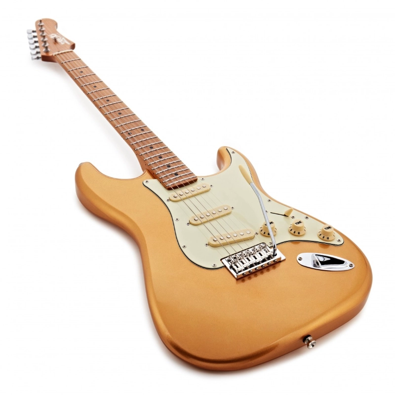 Jet Guitars JS300GD SSS Gold Roasted Maple Chitarra Elettrica
