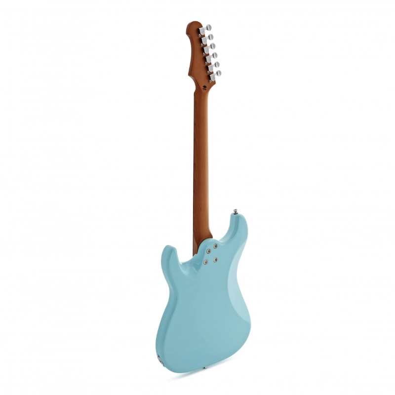 Jet Guitars JS400HT-BL HSS Blue Roasted Maple Tastiera in Palissandro