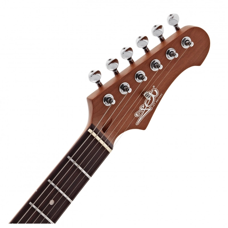 Jet Guitars JS400HT-RD HSS Red Roasted Maple Chitarra Elettrica Rossa