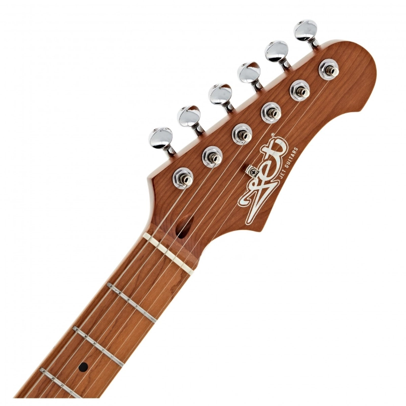 Jet Guitars JS400OW HSS Olympic White Roasted Maple