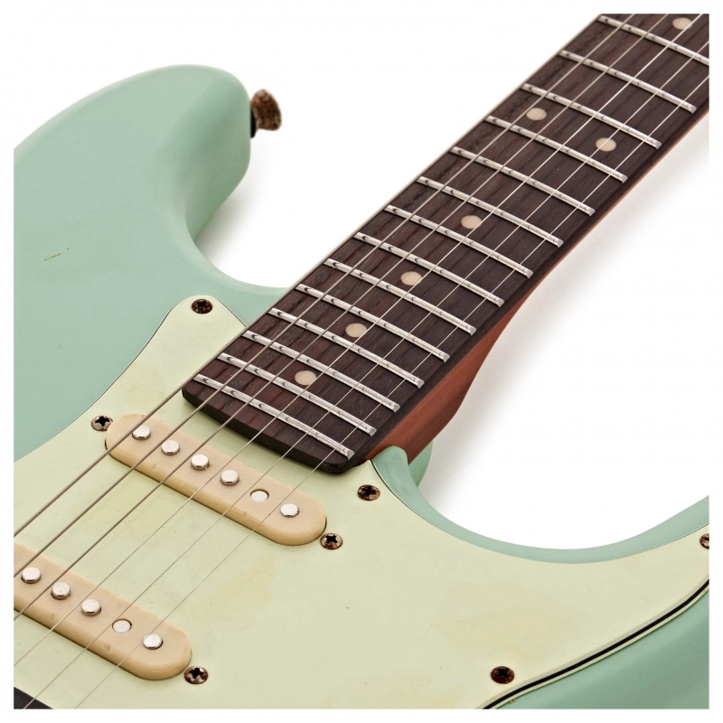 Jet Guitars JS400-RELIC-SFG HSS Relic Seafoam Green Roasted Maple
