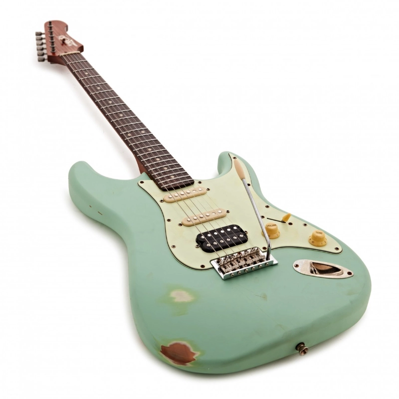 Jet Guitars JS400-RELIC-SFG HSS Relic Seafoam Green Roasted Maple