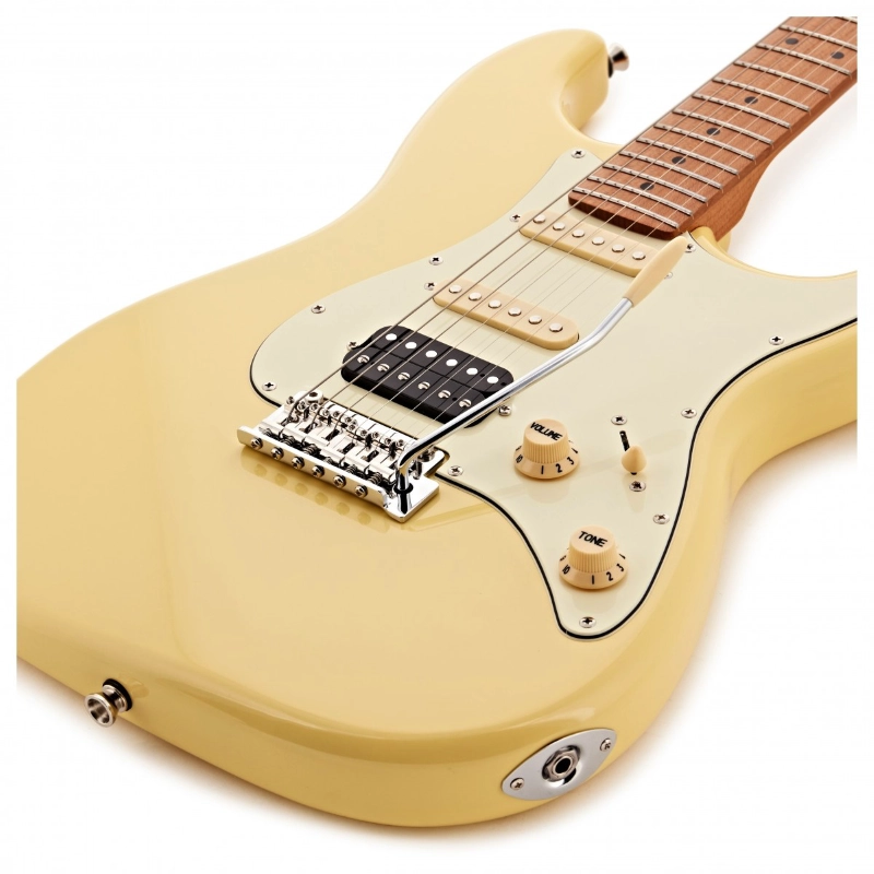 Jet Guitars JS400VYW HSS Vintage Yellow Roasted Maple