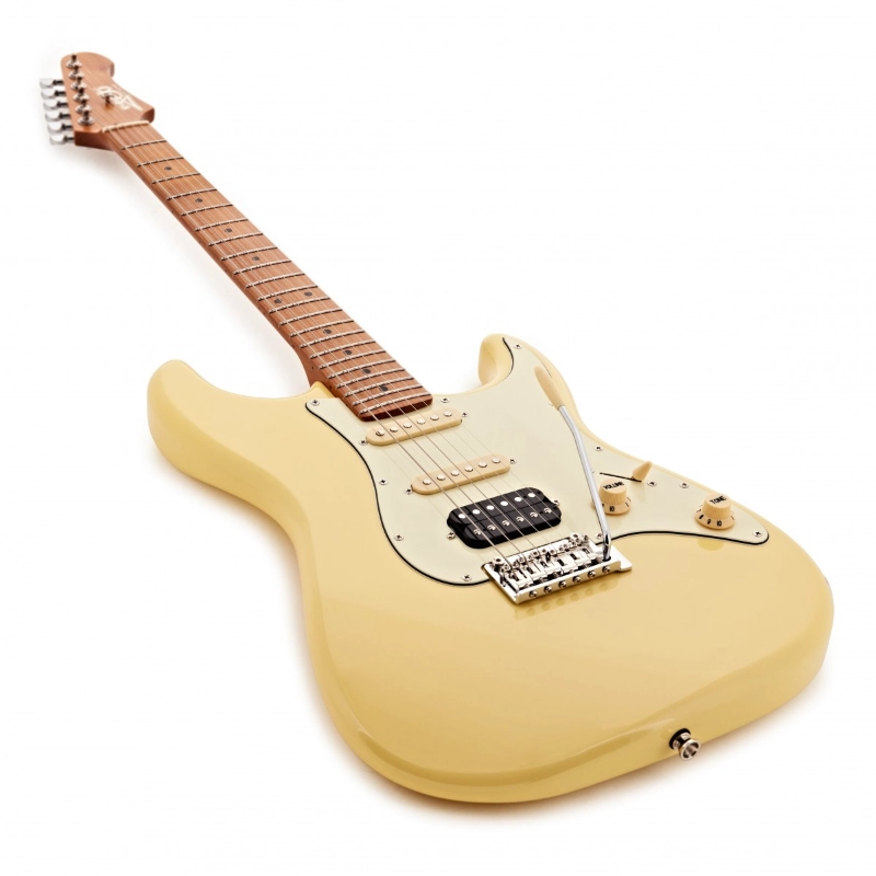 Jet Guitars JS400VYW HSS Vintage Yellow Roasted Maple
