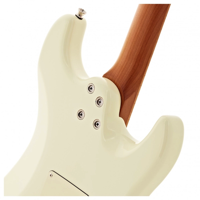 Jet Guitars JS400WH-LH SSS Chitarra Elettrica Mancina White Manico Roasted