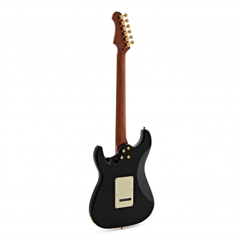 Jet Guitars JS480BK-G HSS Black Chitarra Elettrica Roasted Maple