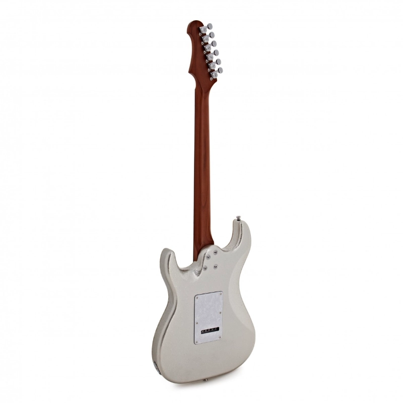 Jet Guitars JS500SLS HH Silver Sparkle Ebony Roasted Maple