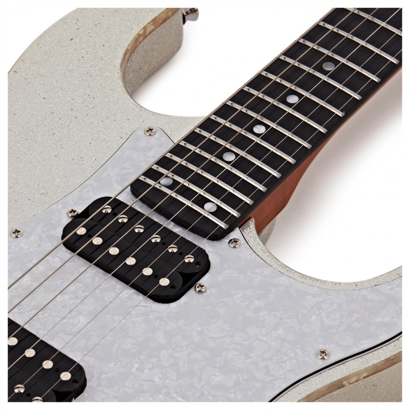 Jet Guitars JS500SLS HH Silver Sparkle Ebony Roasted Maple