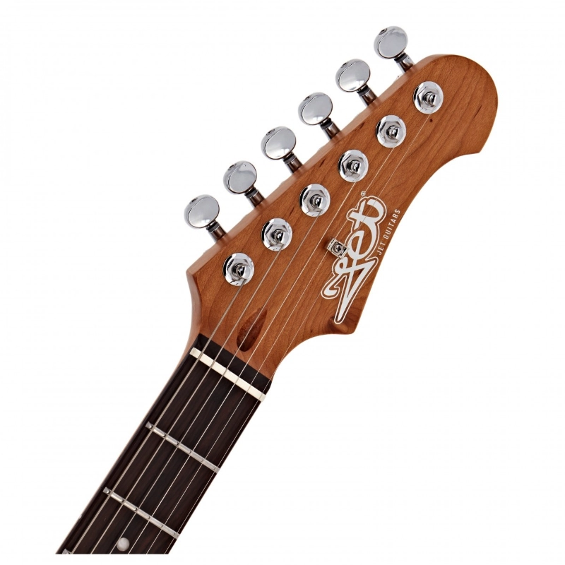 Jet Guitars JT350SB-R SH Sunburst Roasted Maple Tastiera in Palissandro