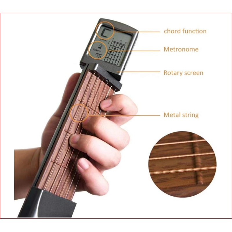 Guitar Trainer, SOLO Chord Trainer Finger Chitarra per esercitarsi