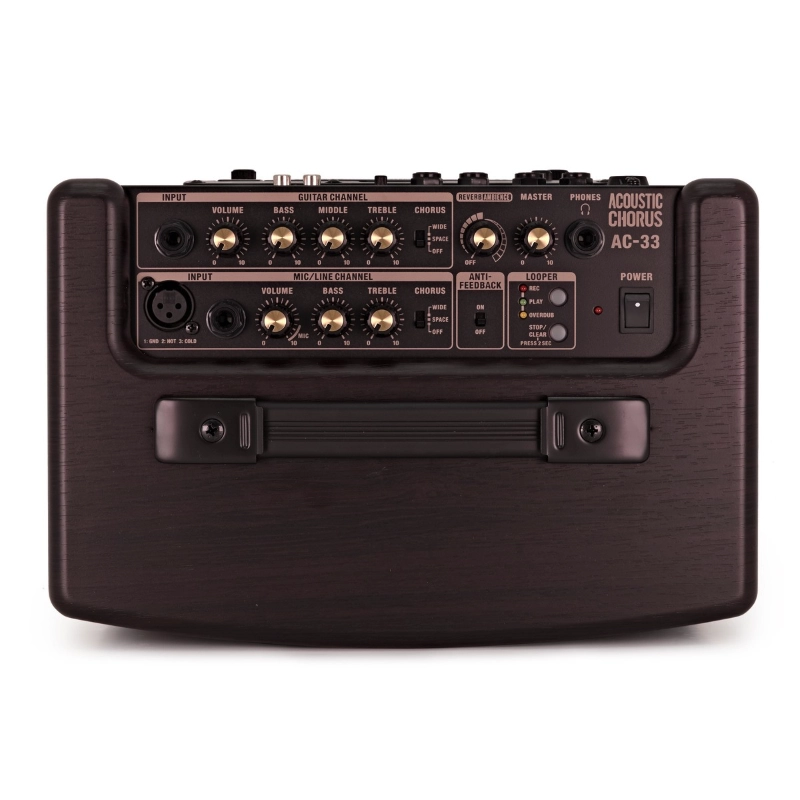 Roland AC33RW Amplificatore Chitarra Acustica Stereo 30W