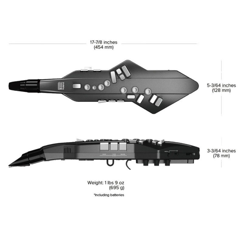 Roland AE05 Aerophone GO Strumento a Fiato Digitale con Ditteggiatura da Sassofono