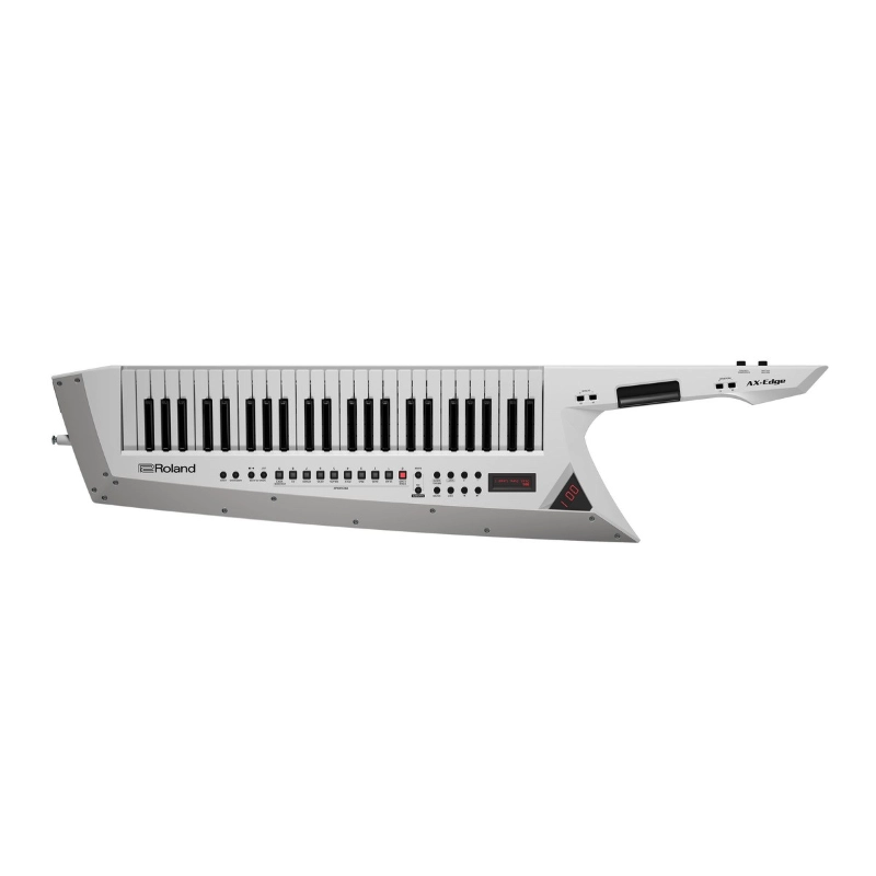 Roland AX Edge W Keytar MIDI USB 49 Tasti Bluetooth con Skin Intercambiabili Bianco