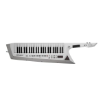 Roland AX Edge W Keytar MIDI USB 49 Tasti Bluetooth con Skin Intercambiabili Bianco