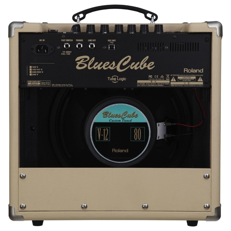 Roland Blues Cube Hot Vintage Blonde Amplificatore Combo per Chitarre 30W Beige