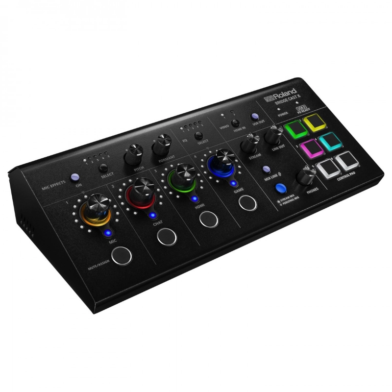 Roland Bridge Cast X Mixer Audio e Interfaccia per lo Streaming AV per Musicisti e Creatori di Contenuti