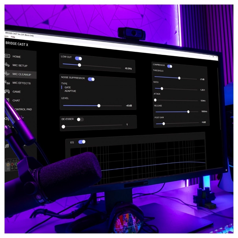 Roland Bridge Cast X Mixer Audio e Interfaccia per lo Streaming AV per Musicisti e Creatori di Contenuti