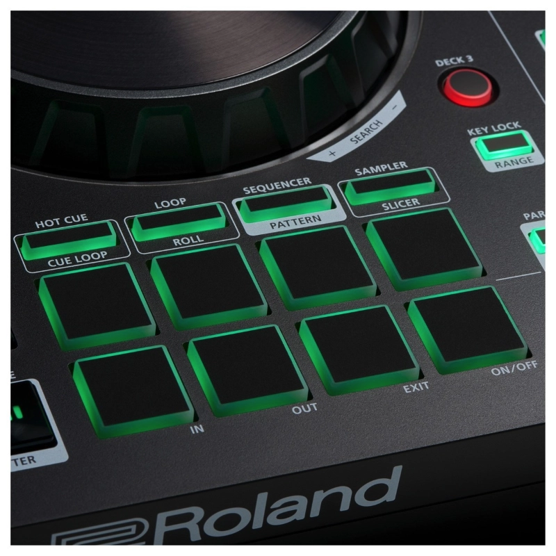 Roland DJ202 Controller 2 Canali 4 Deck per Serato DJ