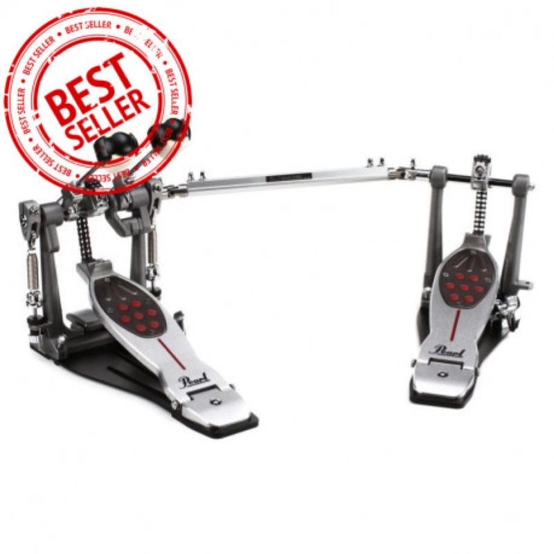 PEARL Doppio pedale mancino Eliminator red...