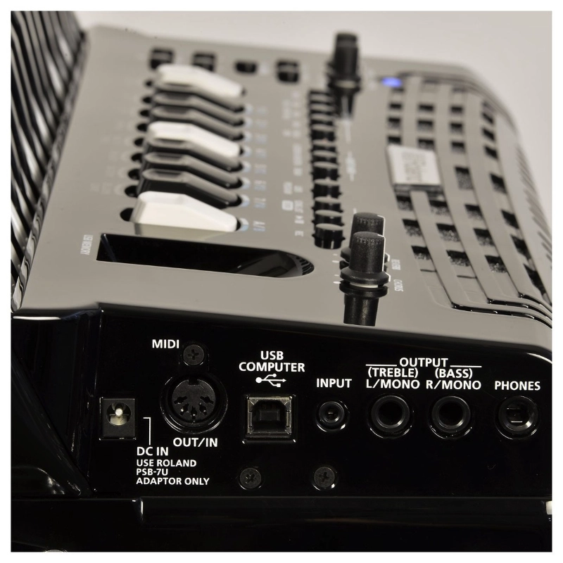 Roland FR4X BK Fisarmonica 37 Tasti e 120 Bassi Nera