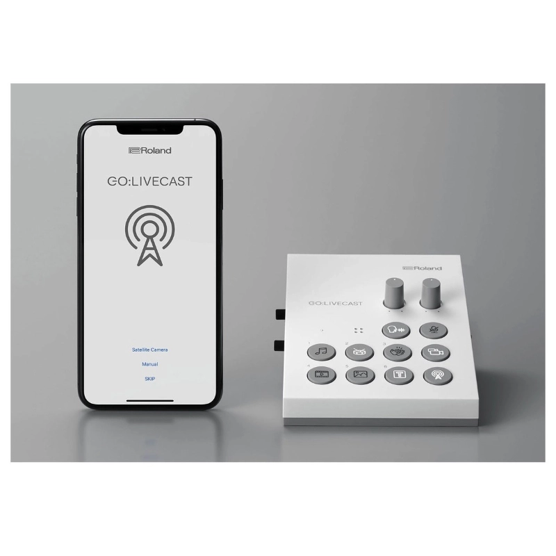 Roland GO LiveCast Studio per lo Streaming Audio Video Live a Smartphone