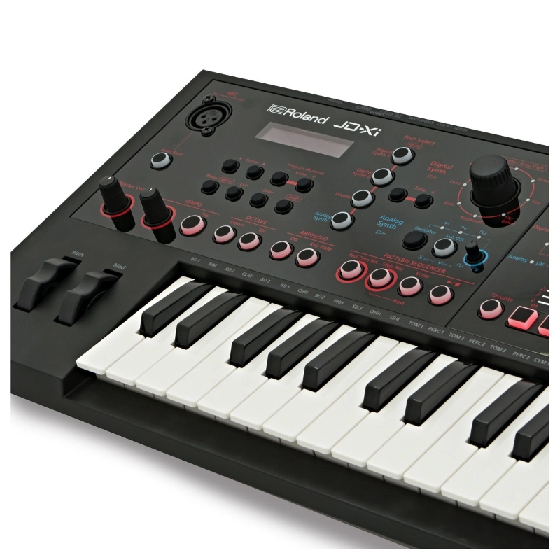 Roland JDXI Sintetizzatore Crossover Analogico Digitale 37 Mini Tasti Nero