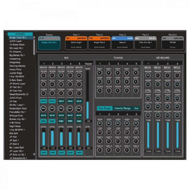 Roland Juno X Sintetizzatore Polifonico Programmabile