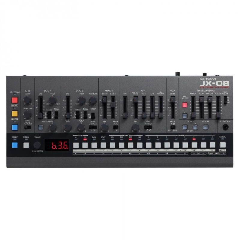 Roland JX08 Modulo Sintetizzatore con Sequencer Polifonico