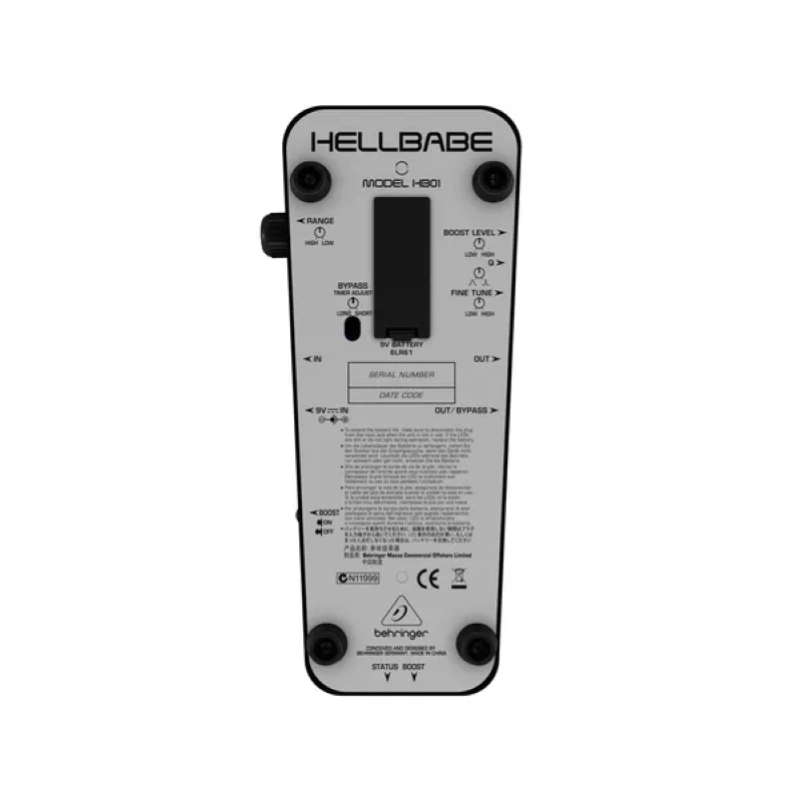 Behringer HB01 Pedale Wah Wah