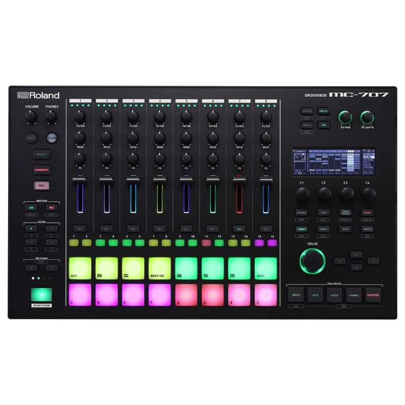 Roland MC707 Sequencer Sampler 8 Tracce con 80 Drum Kit