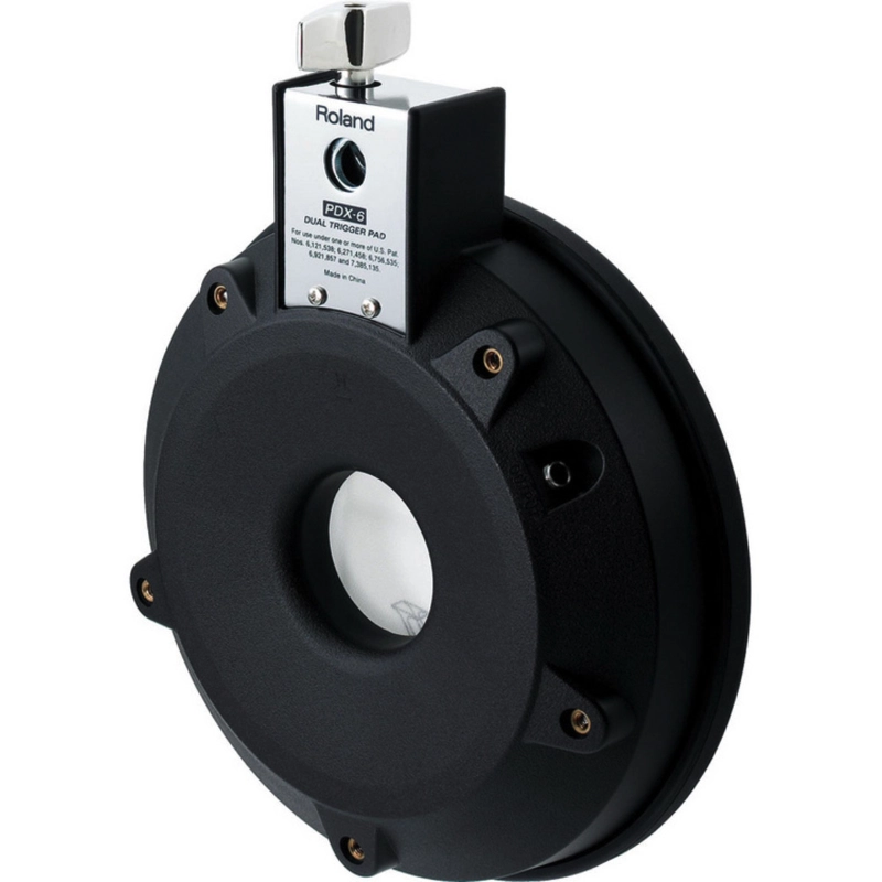 Roland PDX6 Pad Tom Rullante 6.5" con Doppio Trigger e Pelle Mesh