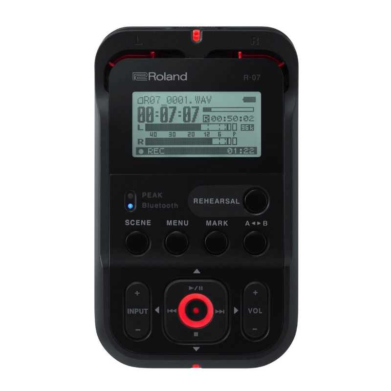 Roland R07BK Registratore Palmare Digitale Bluetooth Nero