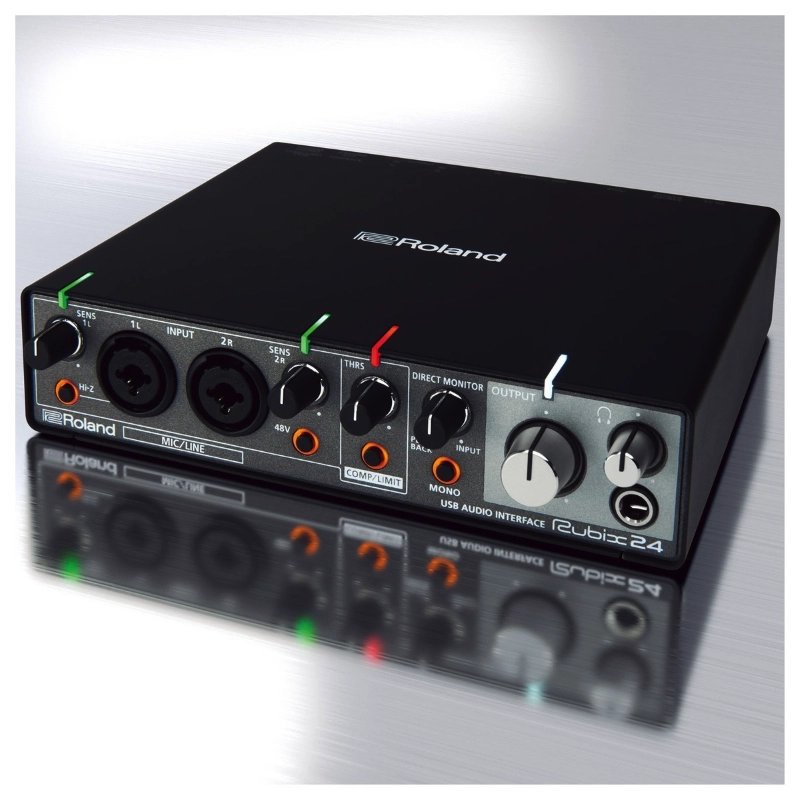 Roland Rubix24 Interfaccia Audio USB 2 In 4 Out per Mac PC e iPad