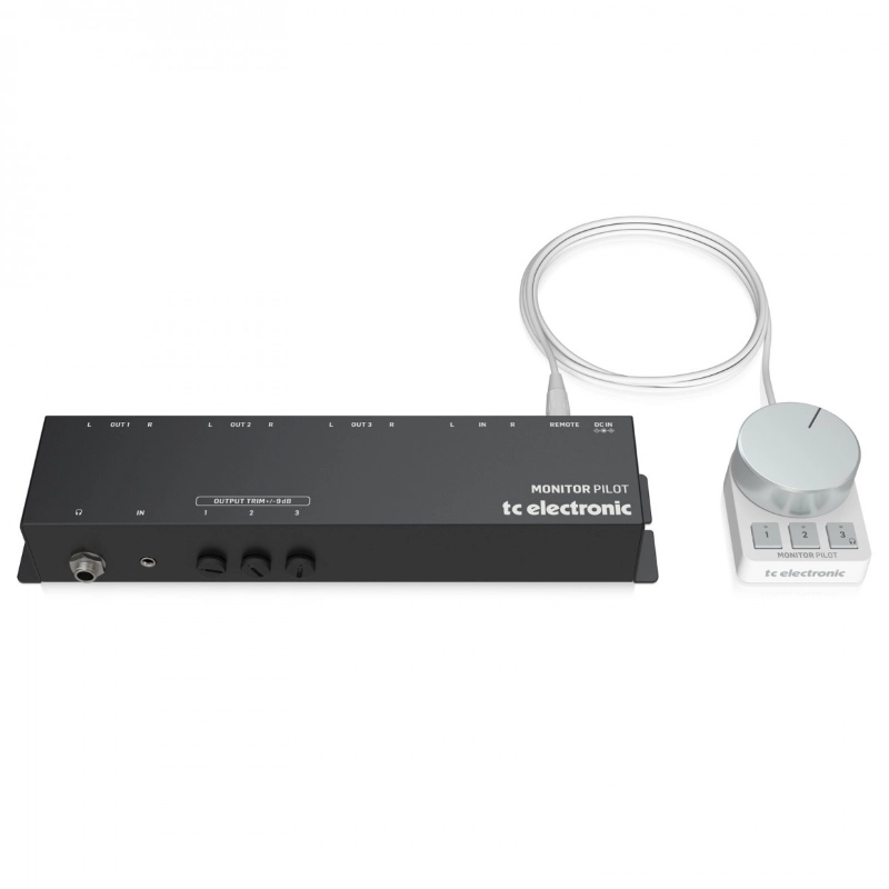 TC Electronic MONITOR PILOT Controller da Tavolo per Monitor e Cuffie