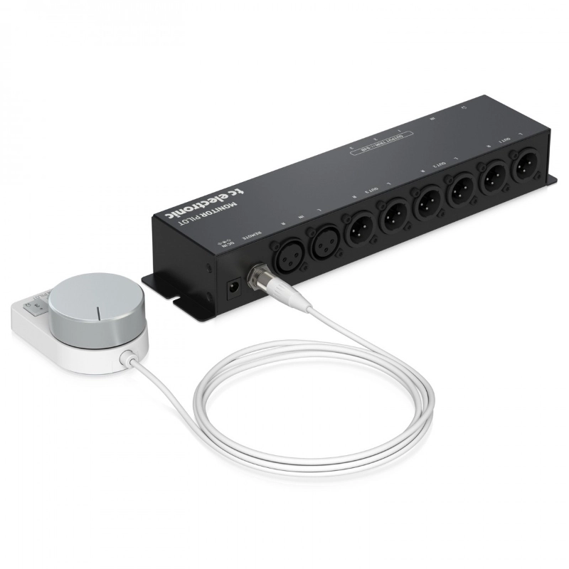 TC Electronic MONITOR PILOT Controller da Tavolo per Monitor e Cuffie